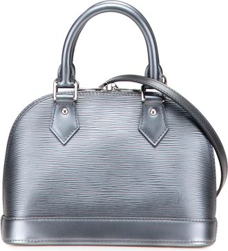 Louis Vuitton Pre-owned Womens Alma Handbag Epi Leather - Blue - One Size