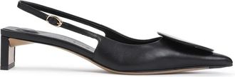 Jacquemus Les Slingbacks Duelo B Pumps - Dames - Pumps - Zwart - 36 EU - Leer - Schoenen