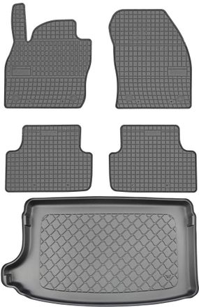OEM Volkswagen T-cross Suv Desde Abril De 2019. Juego De Alfombrillas De Goma Para Coche Y Alfombrilla Para Maletero
