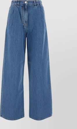 Givenchy cotton low-rise wide-leg jeans