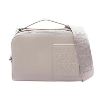 Loewe Pre-owned Cross Body Bags, male, Gray, Size: ONE SIZE Pre-owned Crossbody Bag