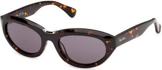 Max Mara Mm 0203 52A Zonnebril - Dames - Zonnebrillen - Bruin - 53 MM - Accessoires