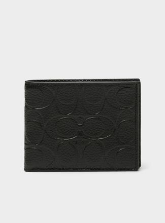 Coach Mens Embossed monogram wallet
