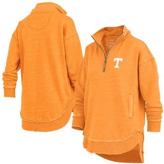 Pressbox Womens Pressbox Tennessee Orange Tennessee Volunteers Northfork Sojourn Poncho Quarter-Zip Sweatshirt at Nordstrom, Size Xx-Large