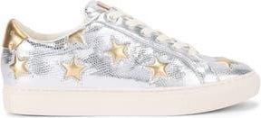 Kurt Geiger Lane Star Snakeskin Embossed Sneaker in Silver at Nordstrom Rack, Size 7Us / 37Eu
