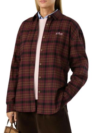 MC2 Saint Barth Plaid Playful Graphic Shirt Jacket