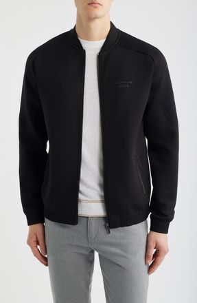 BOSS Porsche Spirit 70 Zip Sweatshirt in Black at Nordstrom, Size Xx-Large