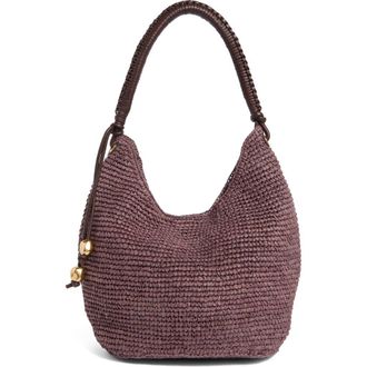 Madewell The Camren Straw Bag in Chocolate Raisin at Nordstrom Rack