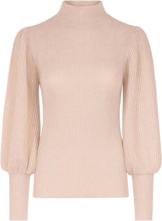 Gran Sasso Truien & Vesten, Dames, Beige, S, Wol, Lupo Turtleneck