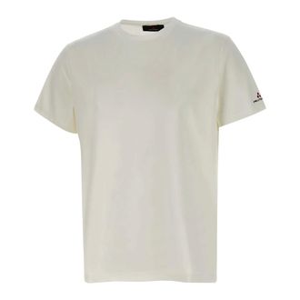 Peuterey T-Shirts, male, White, Size: 2XL Zole02 Piquet T-shirt