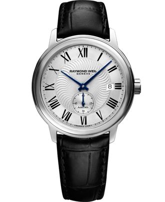 Raymond Weil Maestro Mens Black Watch 2238-STC-00659 Leather (archived) - One Size