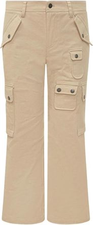 Isabel Marant Josine Pants - Dames - Straight fit broeken - Beige - S - Katoen - Broeken