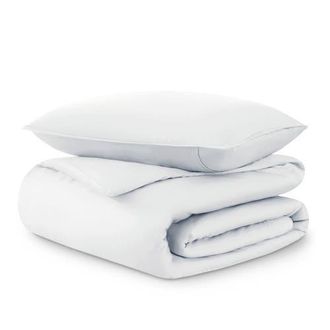 Bare Home TENCEL Lyocell Duvet Cover Set in White at Nordstrom, Size Full
