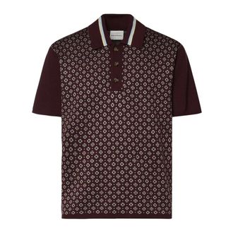 Dr&ocirc;le de Monsieur Polo Shirts, male, Red, Size: XL Polo Maille Jacquard Cravate