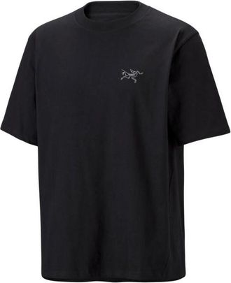 Arc'teryx Kragg Cotton Emblem Crew S/S T-Shirt f&uuml;r Herren | schwarz