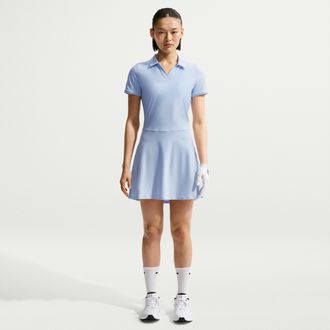 Nike Womens Victory Dri-FIT Golf Polo Dress in Blue | IB0220-407
