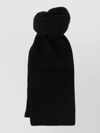 Dries Van Noten alpaca wool ribbed scarf