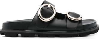 Stuart Weitzman Leren sandalen - Zwart