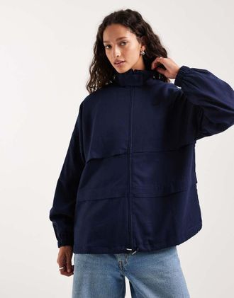 Lacoste Giacca impermeabile blu navy