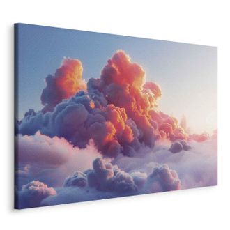 OEM Imagen - Espect&aacute;culo Crepuscular: Nubes En Tonos Rosas Y Morados