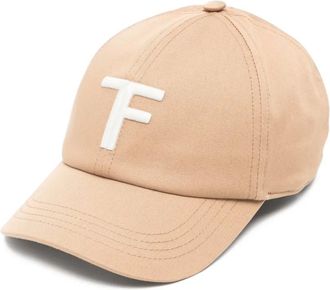Tom Ford Cappello da baseball con ricamo - Toni neutri