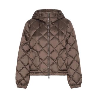 Max Mara Chaqueta Acolchada de Plumas - Jackets - Mujer - Marr&oacute;n - XS