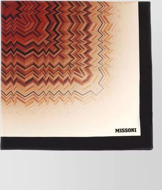 Missoni silk foulard chevron pattern bold design
