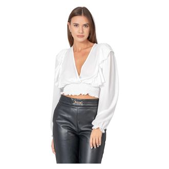 Kocca Overhemden, Dames, Wit, XL, Polyester, Uarionx Blouse