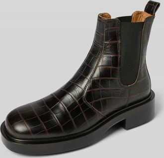 Copenhagen Boots mit elastischem Einsatz in Dunkelbraun, Größe 40