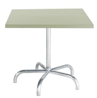 Schubiger M&ouml;bel Metalltisch S&auml;ntis Quadratisch