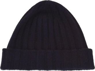 FILIPPO DE LAURENTIIS Accessoires, Heren, Blauw, ONE Size, Kasjmier, Beanie Ca 7C