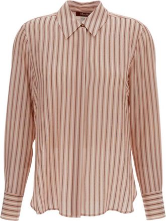 Max Mara Peach Regular Stripes Shirt