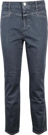 Closed Skinny Pusher Jeans - Dames - Regular Fit Jeans - Grijs - W32 - Katoen - Jeans