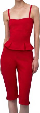 Astrid Alba Top In Red