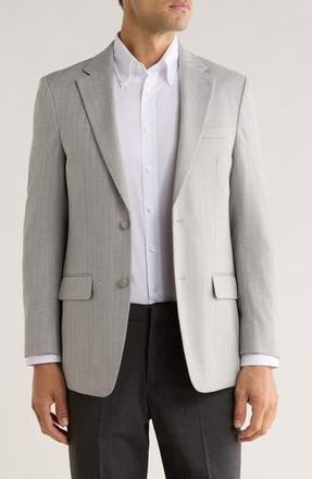 Tommy Hilfiger Two-Button Notch Lapel Sport Coat in Grey at Nordstrom Rack, Size 40 Regular