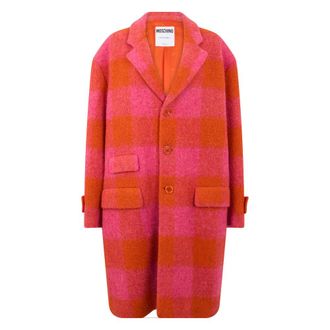 Moschino Long Jacket - male - Moschino - Single-Breasted Coats - Red - L - Coats