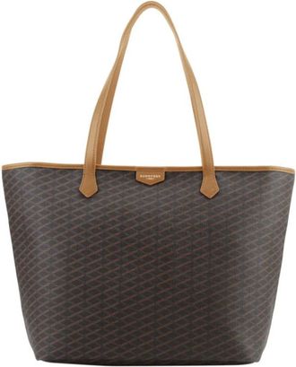 Pourchet Tassen, Dames, Bruin, ONE Size, Leer, Cabas Waves