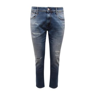 Cycle Slim Fit Jeans, male, Blue, W33, Vintage Skinny Trousers