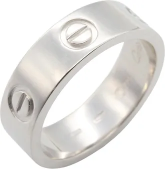 Cartier White Gold White Gold (18K) Band Ring (Pre-Owned)