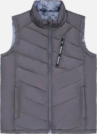 Reebok Mens RB1572 Reversible Puffer Vest - Charcoal - Grey - Size: 42/Regular