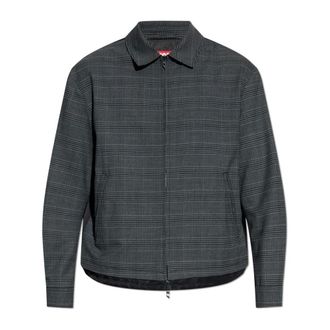 Diesel Jas J-Ting - Heren - Zomerjassen - Grijs - S - Satijn - Jassen