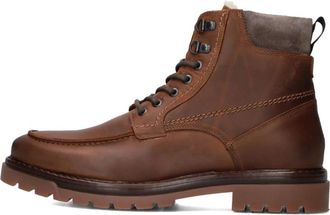 Mazzeltov Stijlvolle Cognac Veterschoenen - Heren - Veterlaarzen - Bruin - 41 EU - Schoenen