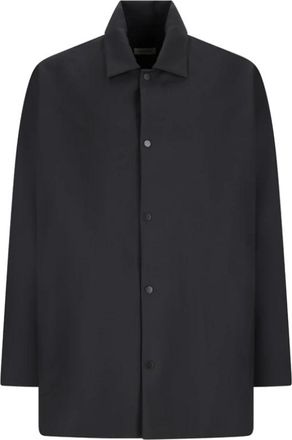 Fear of God Technical Wool Coaches Jacket - Heren - Zomerjassen - Zwart - M - Wol - Jassen