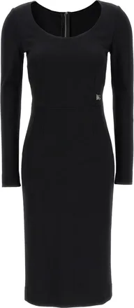 Dolce & Gabbana Logo Dress Gonne Nero-Donna