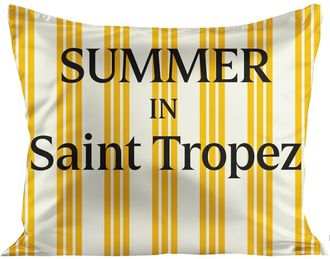 MX HOME Puf XL flotante a rayas desenfundable Summer in St Tropez