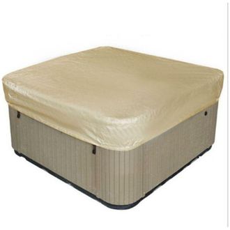 OEM Liquidaci&oacute;n: Cubierta Para Spa Exterior, Cubierta Cuadrada Impermeable Para Jacuzzi, Tejido De Poli&eacute;ster 190t, A Prueba De Polvo, Resistente A Los Ray