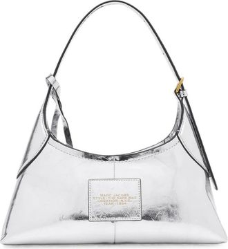 Marc Jacobs Small Belted Sack Bag In Metallic Crinkle Leather