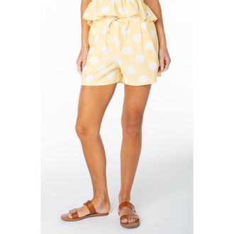 Roxy Mavericks Trouser Shorts in Golden Haze at Nordstrom, Size X-Small