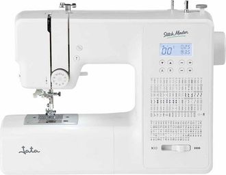 Jata M&aacute;quina De Coser Jata Jsmc1120: 270 Puntadas, 100 Alfanum&eacute;ricas, 91 Decorativas Y 8 Ojales Autom&aacute;ticos. Cose Denim Y Tejidos Gru