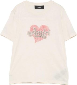 Amiri Heart Logo-print T-shirt